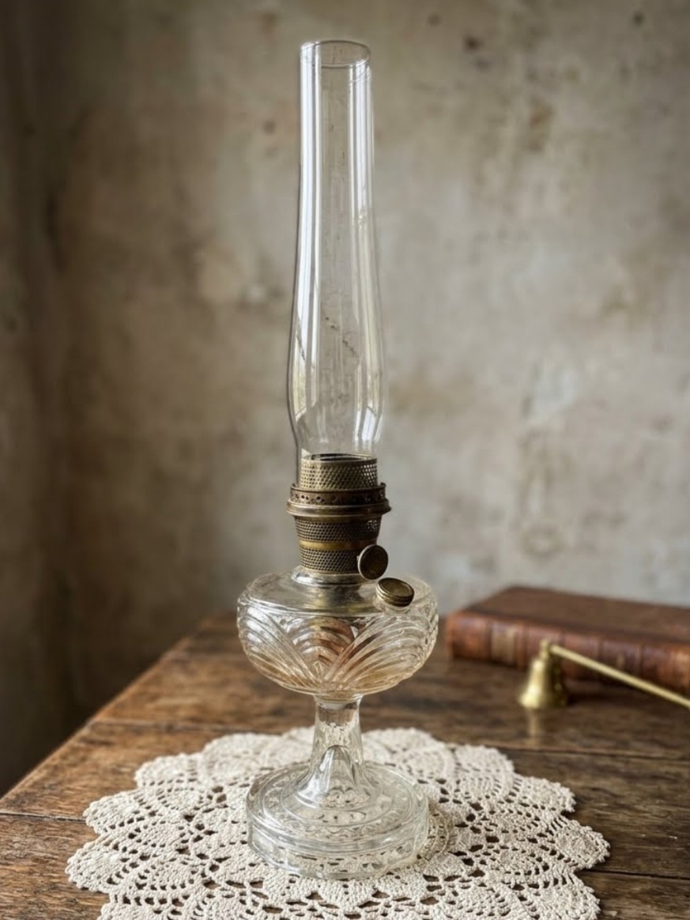 Vintage ALADDIN model C glass oil lamp Kerosene lantern | Made in the USA